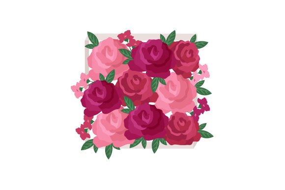 Download Burgundy Bouquet, Flat - Burgundy bouquet Collection