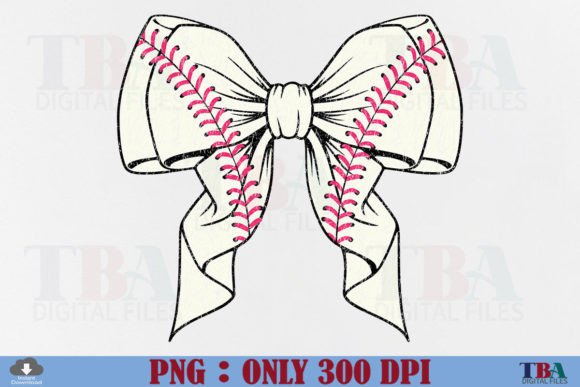 Download Coquette Baseball PNG Design, Pink Bow - Bow Collection