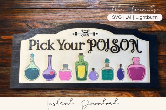 Download Pick Your Poison Halloween SVG File - Halloween svg file Collection