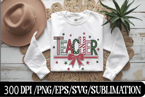 Download Teacher Christmas Coquette Bow PNG T-sh - Bow Collection