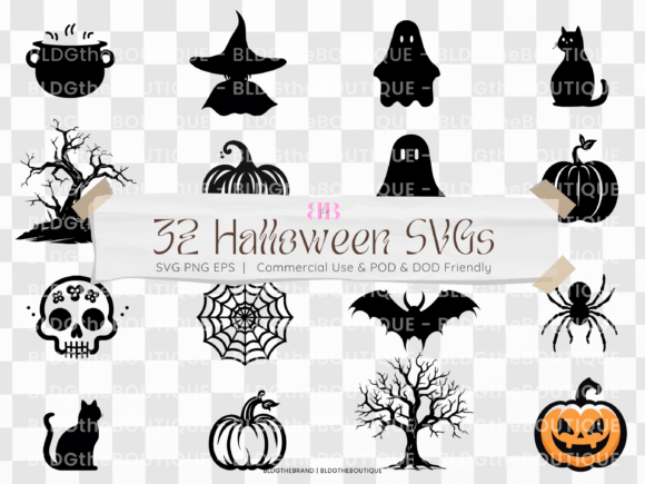 Download Cute Halloween SVG File Clipart Bundle - Halloween svg file Collection