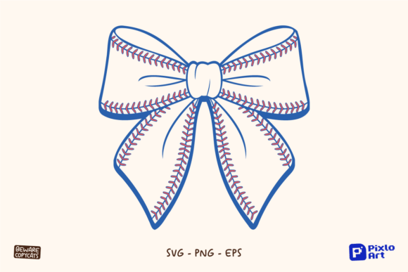 Download Baseball Bow Clipart SVG PNG EPS - Bow Collection