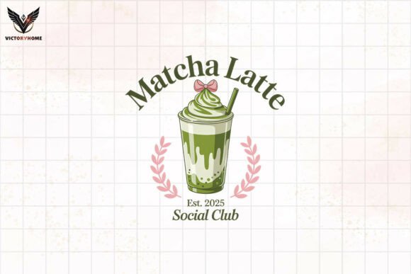 Download Coquette Bow Matcha Latte Social Club - Bow Collection