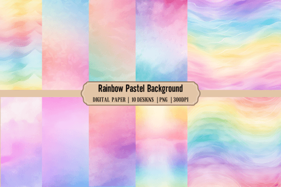 Download Rainbow Pastel Backgrounds | Paper Rainbow - Bow Collection