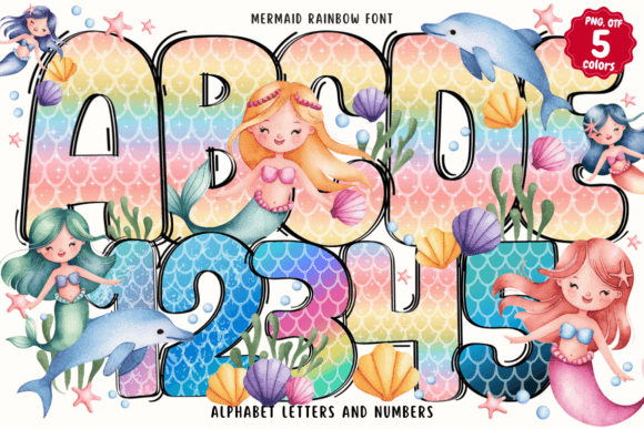 Download Mermaid Rainbow - Bow Collection