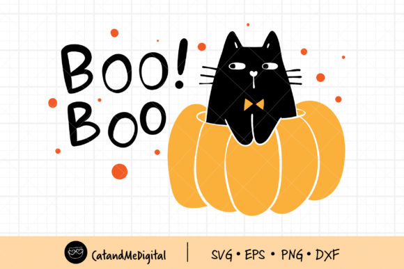 Download Black Cat in Pumpkin Halloween SVG File - Halloween svg file Collection