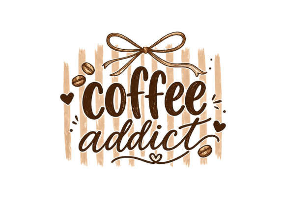 Download Striped Coquette Bow Coffee PNG - Bow Collection