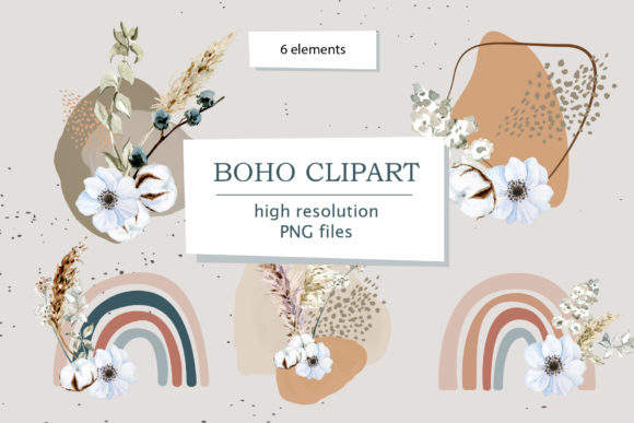 Download Modern Boho Neutral Color Rainbows - Bow Collection