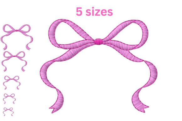Download Creative Bow Embroidery Design - Bow Collection